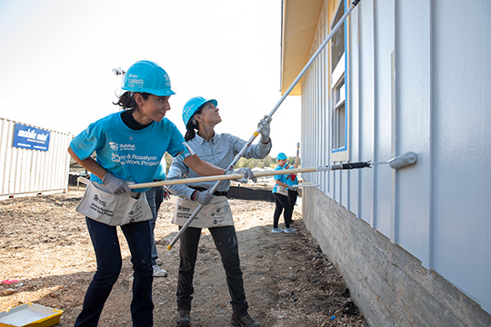 Volunteers at Jimmy &amp; Rosalynn Carter Work Project in Au