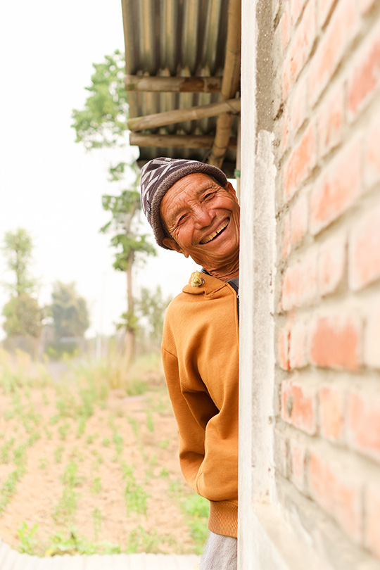 Kancha rebuilt his home under 2015 Nepal earthquake response